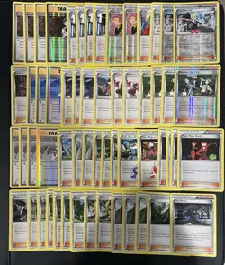 Pokemon TCG Supporter Lot Of 53 Cards - Misty, Professor Oak, Wally, Judge - Image 1