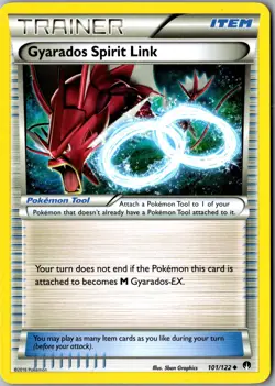 Gyarados Spirit Link 101/122 Uncommon XY - BREAKpoint LP Pokemon Card - Image 1