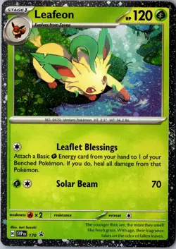 Leafeon Cosmos Holo 170 Promo SV: Scarlet & Violet Promo Cards LP Pokemon Card - Image 1