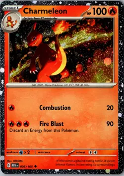 Charmeleon Cosmos Holo 005/165 Promo Miscellaneous Cards & Products LP Pokemon - Image 1