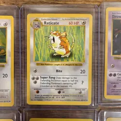 Pokemon TCG Vintage Lot 8 Cards Base Set SHADOWLESS all LP or better! - Image 3