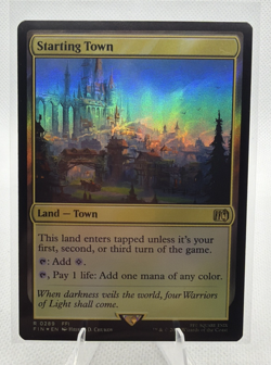 FOIL Starting Town MTG Final Fantasy TCG Magic The Gathering 2025 Card - Image 1
