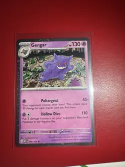 Gengar 094/165 151 Sam’s Club Cosmo Holo Promo Pokemon Scarlet & Violet Card - Image 1