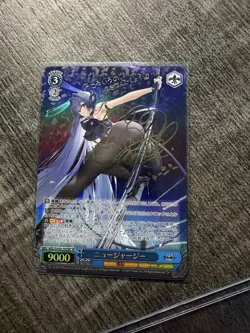Signed Weiss Schwarz Azur Lane AZL/S102-102SPSP New Jersey FOIL Japanese Card - Image 1