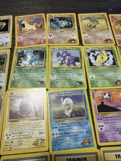 NM/LP (unlimited ) Pokemon GYM Challenge Set 32 Cards Near Complete UnCommons - Image 4