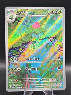 2023 Pokemon TCG Ivysaur Scarlet Violet-151 Holo Card 167/165 IR English NM - Image 1