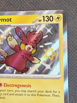 Pawmot Shiny Rare 144/091 Scarlet & Violet Paldean Fates Pokemon TCG Card NM - Image 4