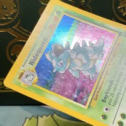 Nidoqueen 12/130 Base Set 2 - Holo SWIRL Pokemon Card - LP - Image 5