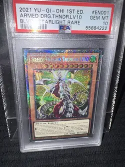 Konami Yu-Gi-Oh! 6 Card Lot Armed Dragon Thunder LV10 Starlight Rare - Image 2