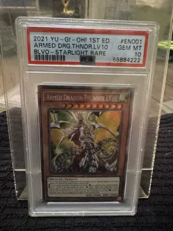 Konami Yu-Gi-Oh! 6 Card Lot Armed Dragon Thunder LV10 Starlight Rare - Image 3