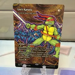 Leo's Katana MTG (Borderless) 0018 PZA Teenage Mutant Ninja Turtles - Image 1