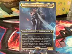 MTG Edea, Possessed Sorceress (Borderless) [FINAL FANTASY Commander] Non Foil - Image 1