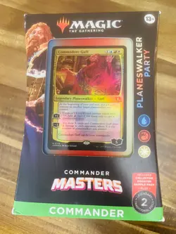 Commander Masters Magic The Gathering Deck Planeswalker Party English NEW! 195166234359 - Image 1