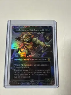 MTG Michelangelo, Weirdness to 11 (Borderless) Teenage Mutant Ninja Turtles Foil - Image 1