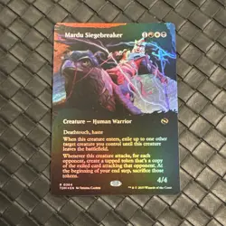 Mardu Siegebreaker (Borderless) NM Foil Tarkir #364 Rare MTG - Image 1