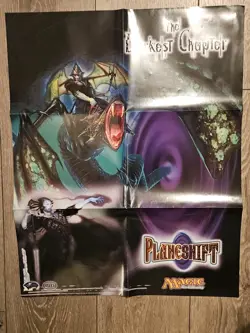 Magic The Gathering Planeshift Promo Advertising Poster 22 x 28 Unused MTG - Image 1