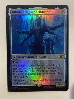 Ultima, Origin of Oblivion 0002 Foil MTG Final Fantasy NM Ships Free - Image 1