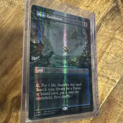 MTG Borderless Dragonscale Foil Misty Rainforest NM Unplayed Special Guests - Image 3