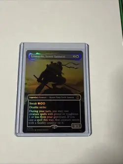 MTG Leonardo, Sewer Samurai (Borderless) Teenage Mutant Ninja Turtles Foil - Image 1