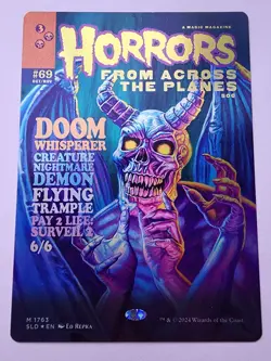 Doom Whisperer (Rainbow Foil) Secret Lair Drop Foil - Image 1