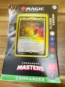 Factory Sealed MTG Commander Masters SLIVER SWARM Deck Magic the Gathering - Image 1