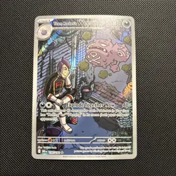 Pokemon TCG Team Rockets Wheezing Card 199/182 Destined Rivals IR - Image 1