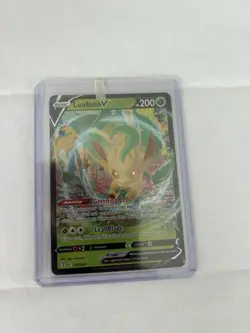 Pokemon Leafeon V 007/203 Ultra Rare SWSH07 Evolving Skies Holo Card - Image 1