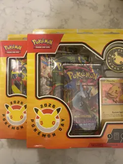 Pokemon TCG: Pokemon Day 2026 Collection Box Lot Of 2 New Sealed - Image 1