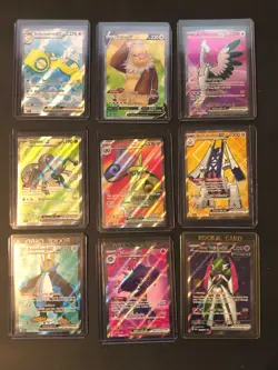 Lot of 9, Pokemon Full Art Rare Cards Mismagius Empoleon... - Image 1