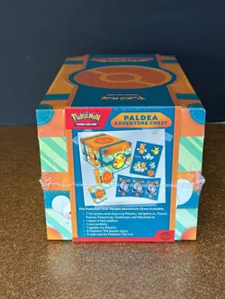 POKEMON PALDEA ADVENTURE CHEST FACTORY SEALED BOX - 6 PACKS / 7 FOIL PROMOS - Image 2