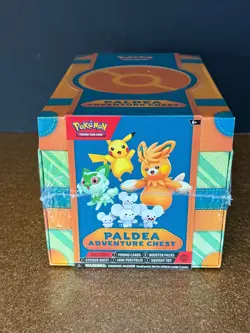 POKEMON PALDEA ADVENTURE CHEST FACTORY SEALED BOX - 6 PACKS / 7 FOIL PROMOS - Image 4