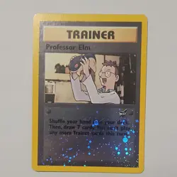 Professor Elm 3 BEST | WotC Promo | REVERSE HOLO | Vintage Pokemon LP - Image 1