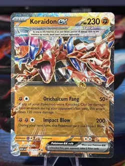 Pokemon TCG Koraidon ex 121/217 Holofoil Double Rare ME: Ascended Heroes NM/M - Image 1