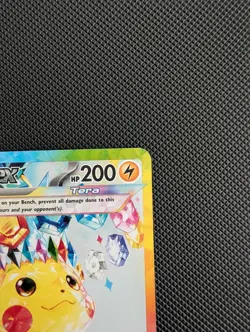 2024 Pokemon Sv08: Surging Sparks #238 Pikachu ex Special Illustration Rare Holo - Image 3