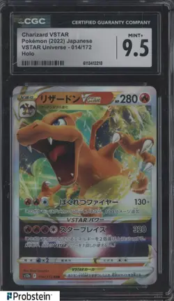 2022 Pokemon Japanese VSTAR Universe #014 Charizard VSTAR CGC 9.5 MINT+ - Image 1