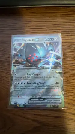 Registeel ex Double Rare Ascended Heroes 145/217 NM Holofoil Pokemon - Image 1