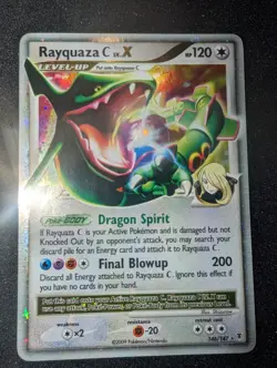 Pokemon Rayquaza C LV.X Supreme Victors 146/147 Ultra Rare Holo LP Small crease - Image 1