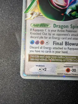Pokemon Rayquaza C LV.X Supreme Victors 146/147 Ultra Rare Holo LP Small crease - Image 5