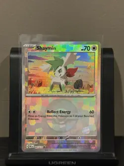Pokemon Prismatic Evolutions Shaymin 087/131 (Pokeball Pattern) Holo NM - Image 1