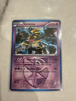 Pokemon TCG Giratina Team Plasma 62/135 Plasma Storm Cracked Ice Holo Rare - Image 1
