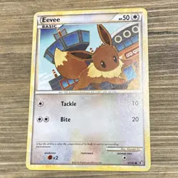 Pokemon Eevee Undaunted 47/90 2010 Basic 50 HP Common Regular English Card - Image 1