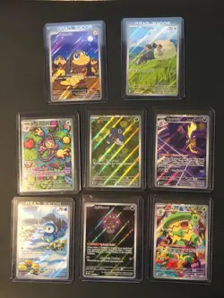 Lot of 8, Pokemon Illustrations Rare All Newer Sets Piplup Spiritomb IR Full Art - Image 1