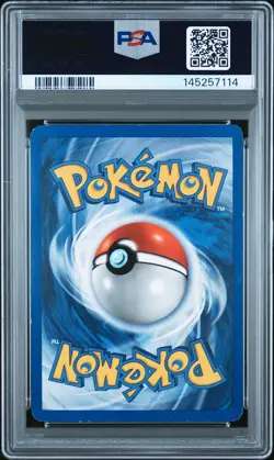 2000 POKEMON BASE SET 2 BLUE DOT ERROR #15 POLIWRATH-HOLO PSA 5 - Image 2