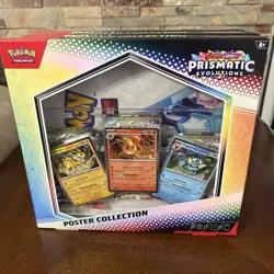 Pokemon TCG: Scarlet & Violet Prismatic Evolutions Poster Collection Box Sealed - Image 1