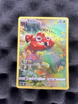 Paras Pokemon Crown Zenith Galarian Gallery GG32/GG70 Full Art Holo Rare NM - Image 1