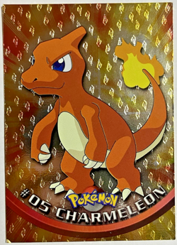 Charmelon Flames Embosssed #05 Topps Pokemon TV Holo Foil - Image 1