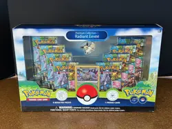 POKEMON GO RADIANT EEVEE PREMIUM COLLECTION BOX FACTORY SEALED - Image 1
