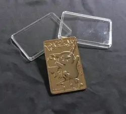 1999 Burger King Pokemon- 23k Gold Plated Pikachu - Nintendo - Case - Image 1