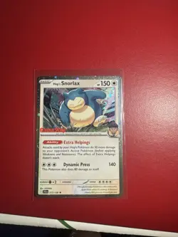 Pokemon Journey Together Hop’s Snorlax GameStop Promo Stamped 117/159 - Image 1