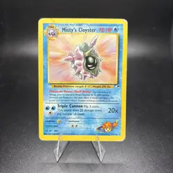 Misty's Cloyster 29/132 Rare Gym Heroes Unlimited WOTC Pokemon TCG - DMG -c - Image 1
